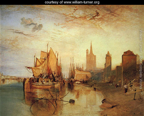 cologne-the-arrival-of-a-packed-boat-evening