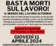 Basta morti sul lavoro! Sciopero e manifestazione a Bologna l’11 aprile
